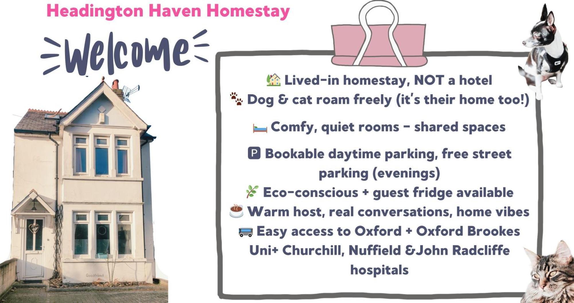 Headington Haven Homestay Oxford Exterior foto